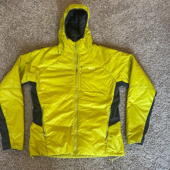 REI Other - REI Lime Green Hooded Jacket